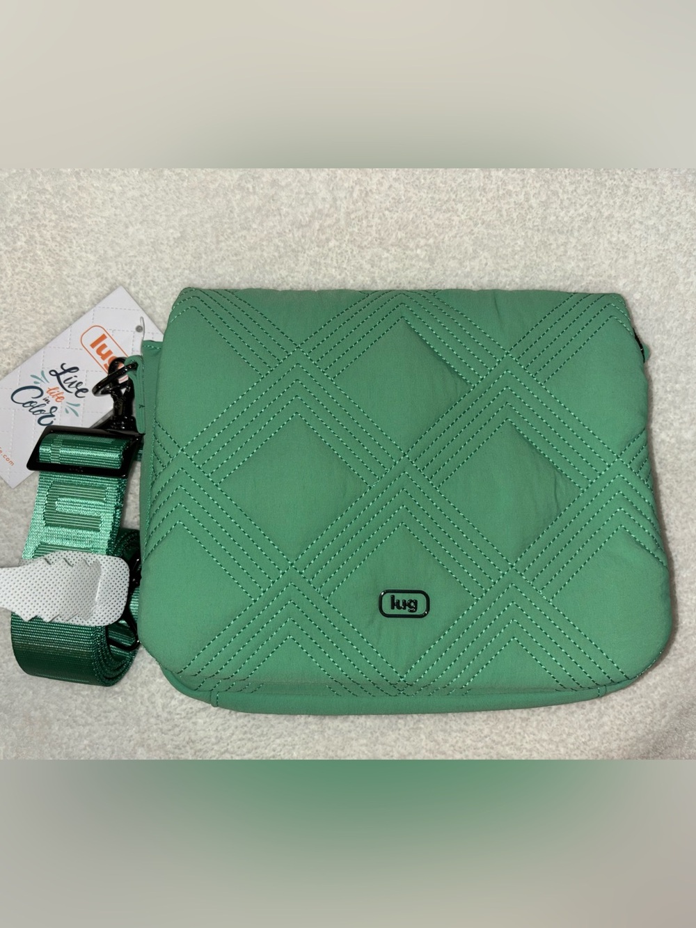 Lug wink cloud go crossbody spearmint green